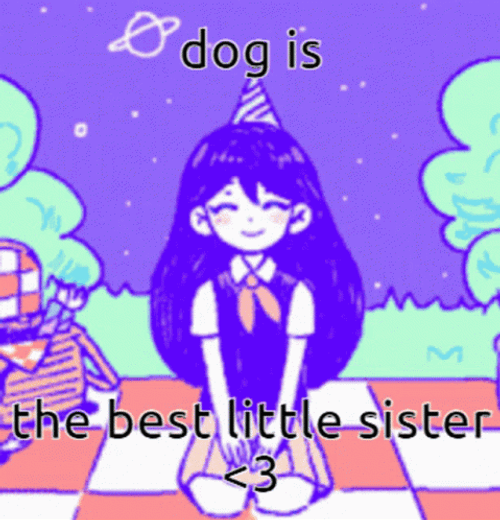 Glitter Happy Birthday Sister Dog Is The Best GIF