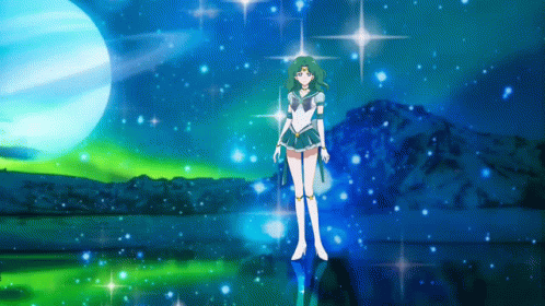Glittering Sailor Neptune GIF