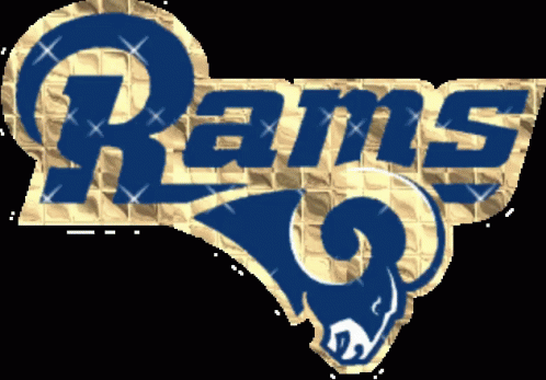 Glittery La Rams Logo GIF