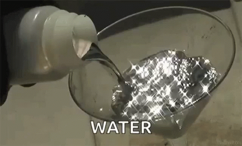Glittery Pouring Moving Water GIF