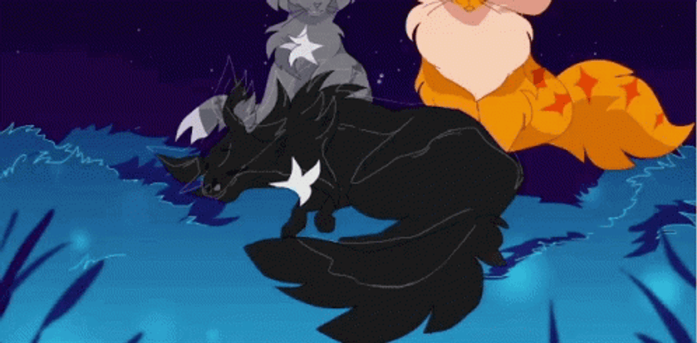 Glittery Warrior Cats GIF