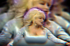 Glitzy Busty Dolly Parton GIF