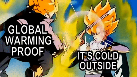 Global Warming Dragonball Z Meme GIF