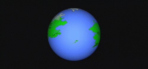 Globe Slow Rotation GIF