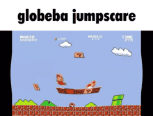 Globeba Video Game Jump Scare GIF