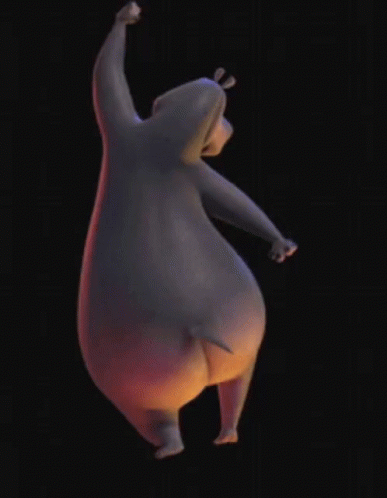 Gloria The Hippo Sexy Dance GIF