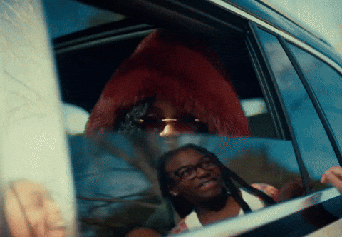 Glorilla Giving Out Money GIF