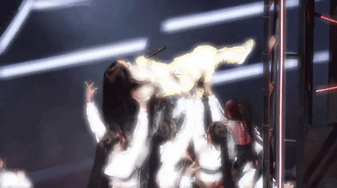 Glorilla Lifted By Dancers GIF