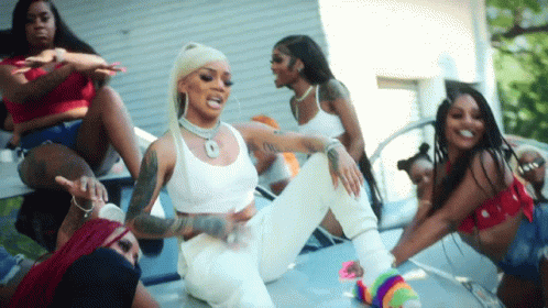 Glorilla Peace Sign GIF