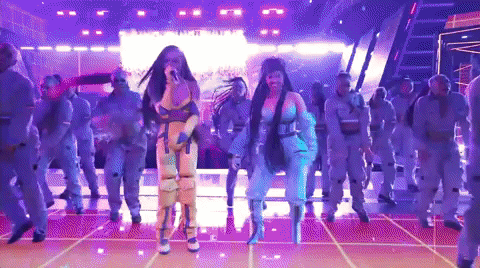 Glorilla Stage Performing GIF