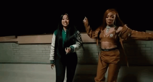 Glorilla Supporting A Friend GIF