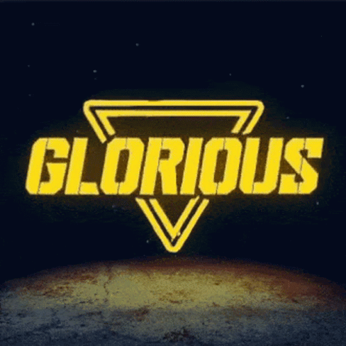 Glorious Word With Planet Background