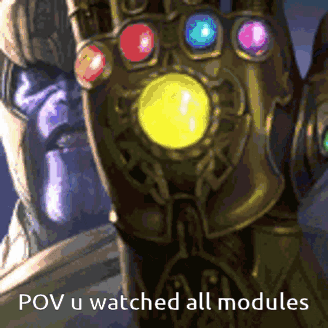 Glove Saying Pov U Watched All Modules GIF