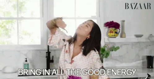 Glowing Girl Good Energy GIF