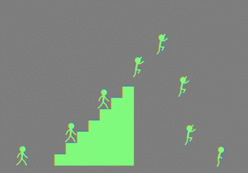 Glowing Ladder Optic GIF