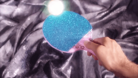 Glowing Ping Pong Ball GIF