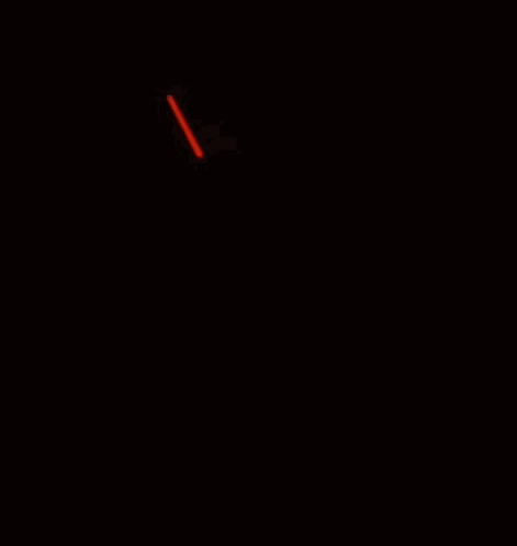 Gm Is Written In A Red Circle With Red Rays GIF