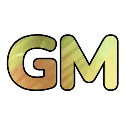 GM Logo Green and Orange Background