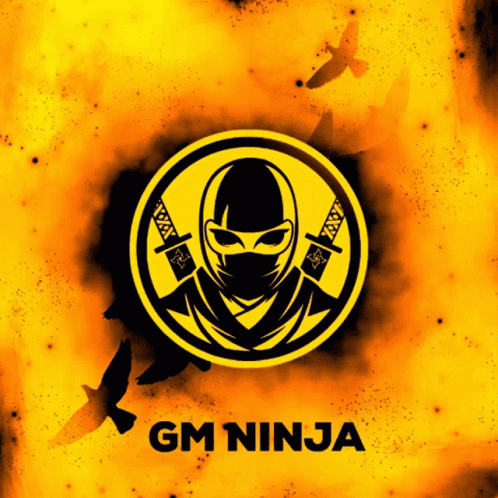 Gm Ninja Cool Logo GIF