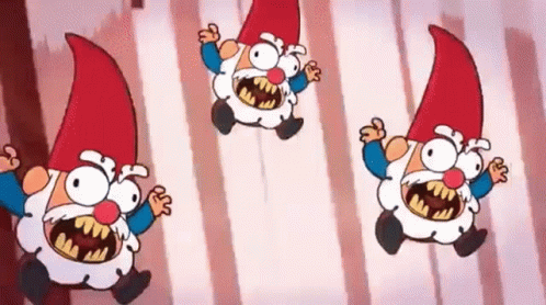Gnome Gravity Falls Cartoon Angry Attack GIF
