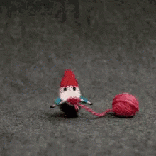 Gnome Mochimochiland Knit Heart GIF