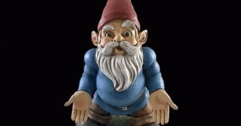 Gnome Norm The Lawn Figure GIF