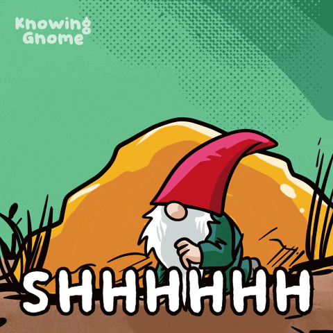 Gnome Saying Knowing Gnome GIF