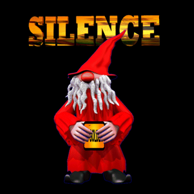 Gnome Silence I Kill You GIF