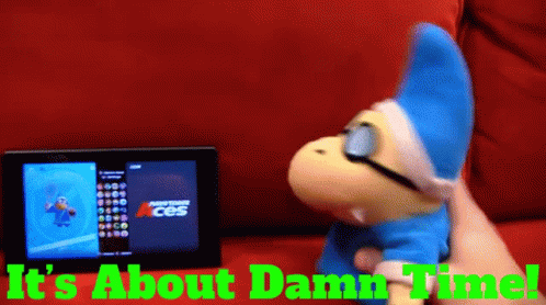 Gnome Thinks It's About Time For His Turn GIF