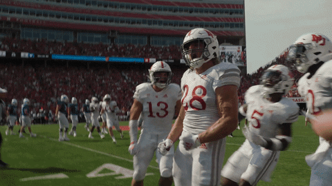 Go Big College Sports Sport Red GIF
