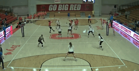 Go Big Volleyball Red Game GIF