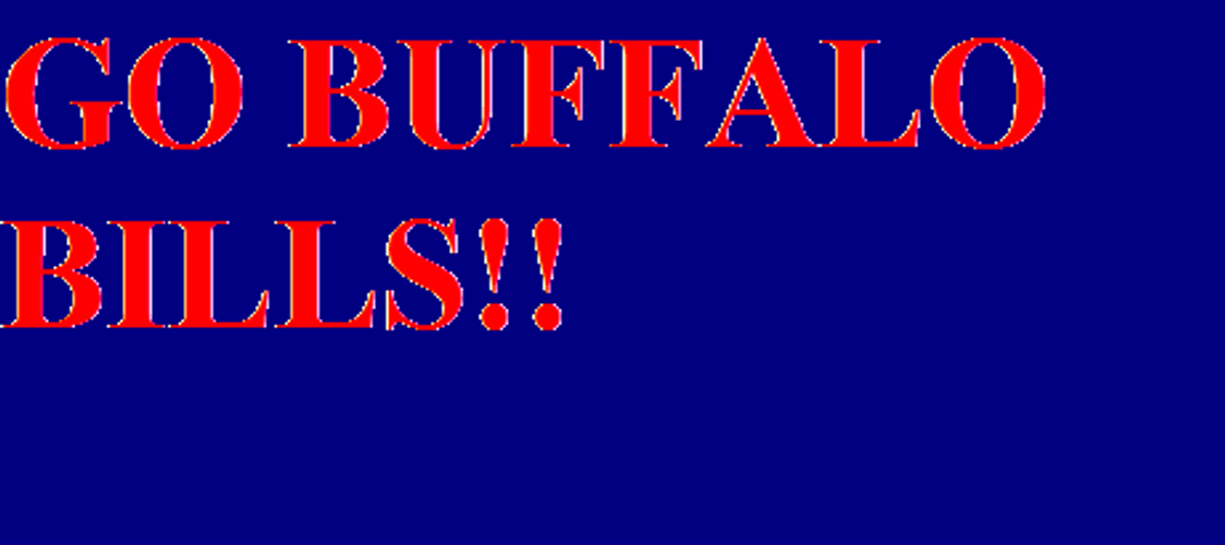 Go Bills Color Changing Background GIF