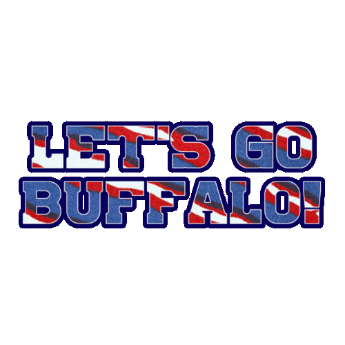 Go Bills Colorful Text GIF