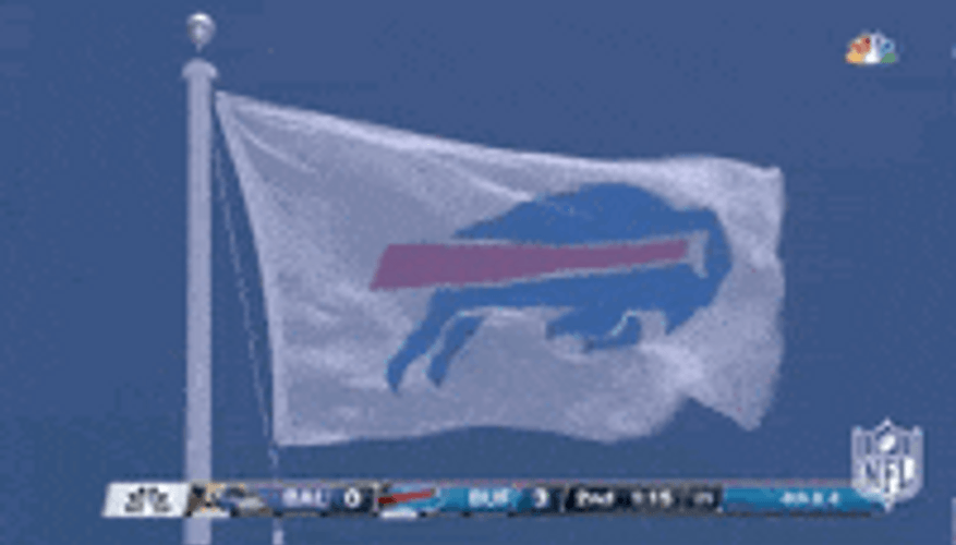 Go Bills Raising Flag GIF