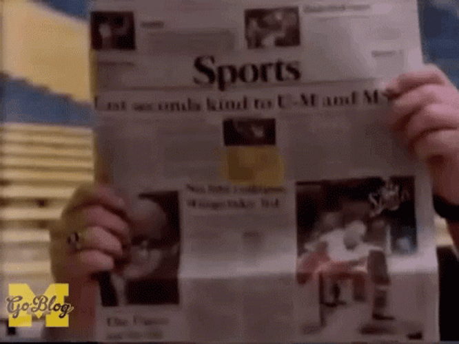Go Blue Michigan Thumbs Up GIF