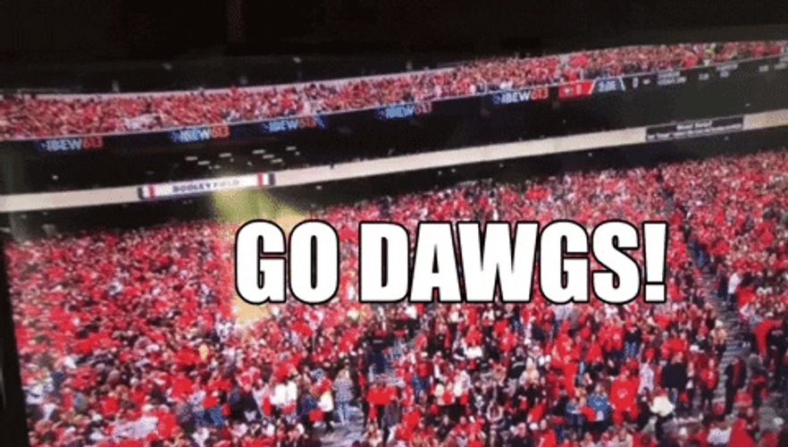 Go Dawgs Georgia Bulldogs Fans GIF