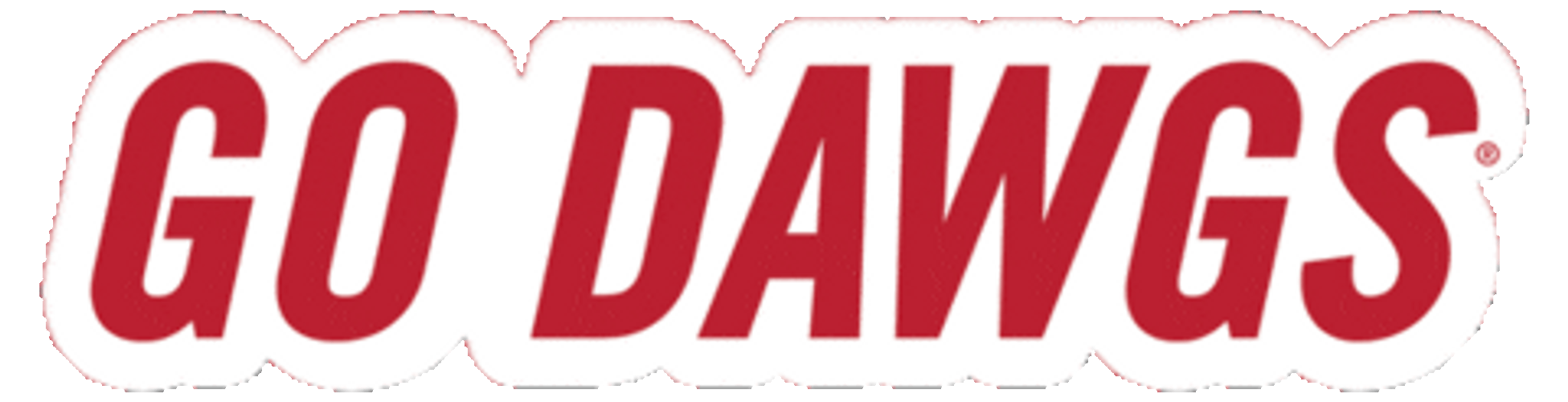 Go Dawgs Text Animation GIF