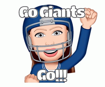 Go Giants Daniel Jones Animation GIF