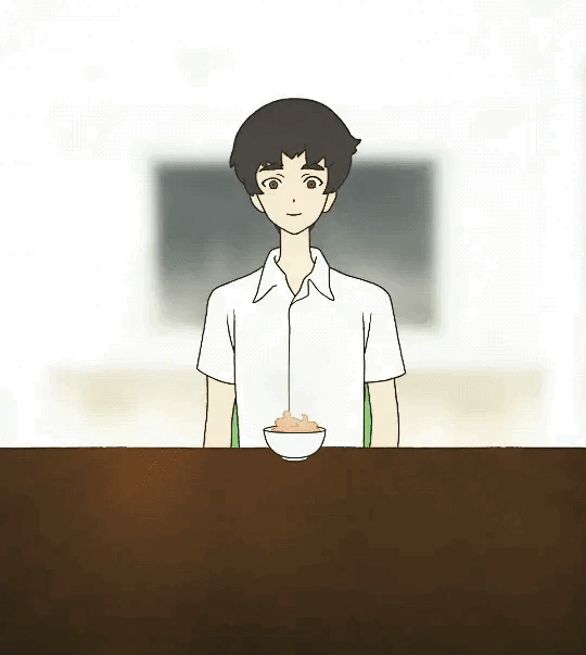 Go Nagai's Devilman Akira Fudo Smiling GIF