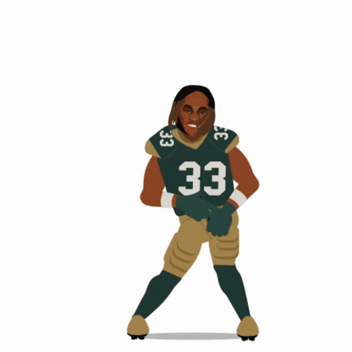 Go Pack Go Aaron Jones Dancing Animation GIF