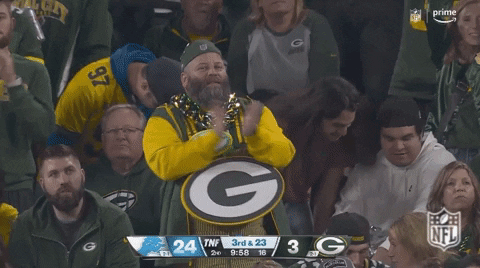 Go Pack Go Aaron Rodgers Relax GIF
