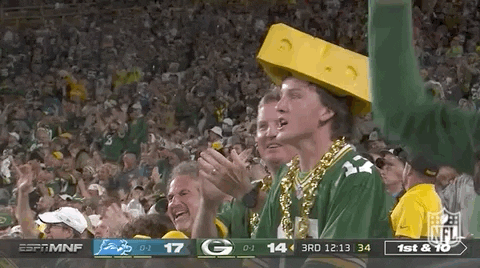 Go Pack Go Fan Cheering Let's Go GIF