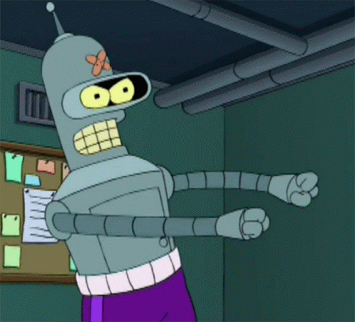 Go Reds Bender Futurama GIF