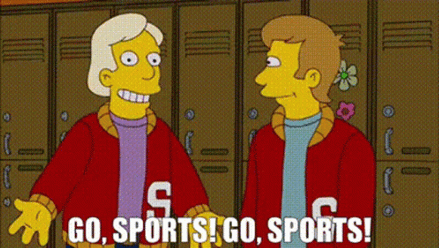 Go sports The Simpsons gif.