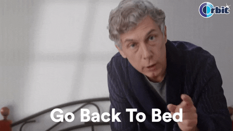 Go Back To Bed Go To Bed GIF