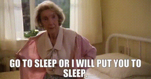 Ben Stiller Go To Sleep GIF