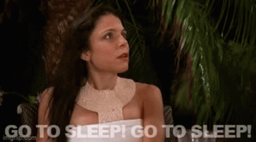 Go To Sleep Bethenny Frankel GIF