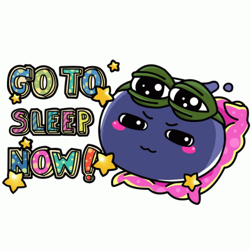 Slimes Squishiverse Go To Sleep Now GIF