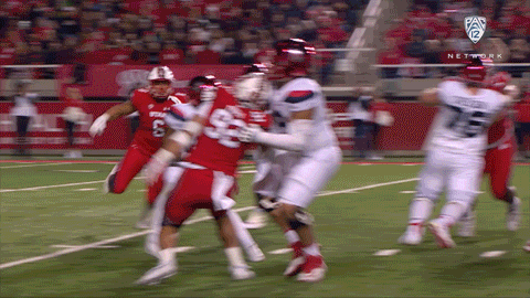 Go Utes Big Hit Take Down GIF