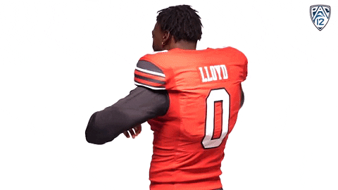 Go Utes Facing Front Arms Stretched GIF